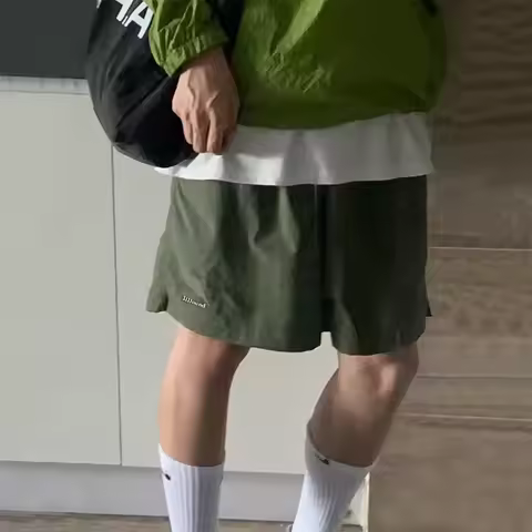 JJJJound 90s American minimalist shorts nylon quick-drying sports fitness shorts beach pants thin