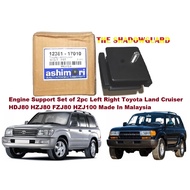 Engine Support Set of 2pc Left Right Toyota Land Cruiser HDJ80 HZJ80 FZJ80 HZJ100 Made In