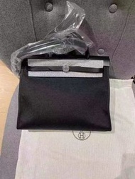 Hermes Herbag 31 黑銀