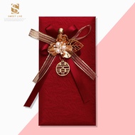 millionparcel wedding red packet High Luxury Fabric Best Friend Valentine's Day Money Red Packets