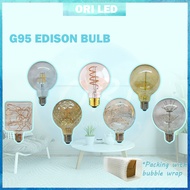 LED Edison Bulb G95 40W Filament 4W E27 Bulb Vintage Light Bulb Mentol Lampu Design OriLED