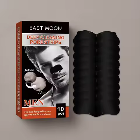 Men Pore Strips Deep Cleansing Nose Patches Target Blackheads Optimize Oily T-Zone Skin Custom Size 