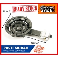 (Puchong) LPG Auto Cast Iron Gas Stove Cooker Hijau Dapur Masak Low Pressure Butterfly Commercial Heavy Duty GOLDEN FUJI