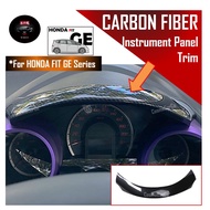 🔥SG SELLER🔥 Honda Jazz/Fit GE 6/8 2008-2014 Instrument Panel Trim Dashboard Meter Frame Cover Carbon RHD Car Accessories