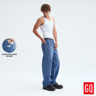 GQ Minimal Jeans - Relaxed Fit กางเกงยีนส์สไตล์มินิมอล 7 กระเป๋า ทรงหลวม