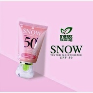 DHERBS SNOW TINTED MOISTURIZER 40GM SPF50｜ORIGINAL HQ