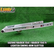 KING OF DRAG SUZUKI RAIDER 150 / RAIDER 150 FI LIGHTEN SWING ARM SLOTTED 100% MADE