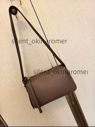TORY BURCH 單肩手提包海軍藍老花配皮