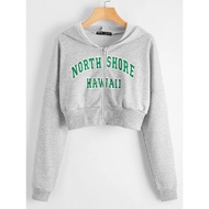 Zipper HOODIE CROP ALL SIZE M L XL 2XL 3XL 4XL 5XL 6XL HOODIE CROP BASIC ALL SIZE HAWAI HOODIE ABU H