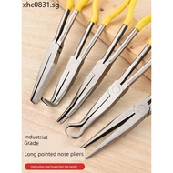 Extended Needle-Nose Pliers Industrial Grade Elbow Long-Nose Pliers Extra Long Type 37cm 53cm Flat-N