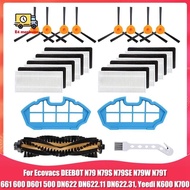 Replacement Parts for Ecovacs Deebot N79 N79S N79SE N79W DN622 500 Robot Vacuum Cleaner Accessories Kit