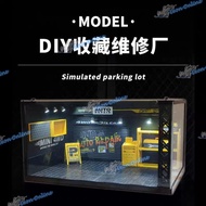 Mini 4WD Garaj Kotak Paparan Untuk Tamiya Mini 4WD / Mini 4WD Garage Display Case For Tamiya Mini 4W