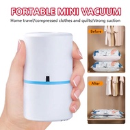 【SG Stock】Portable Electric Pump Vacuum Bag Travel Compressed Bag  Vacuum Bag Pump Mini Vacuum Sealer Machine Space Saver for Clothes Food Organizer