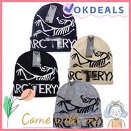 OKDEAL Thread Knitted Hat, Beanie Wool Hip-hop Style Hat, High Quality Arcteryx Rotundity Word Bird 