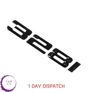 328i GLOSS BLACK REAR BOOT LID TRUNK BADGE EMBLEM LETTERING FOR BMW 3 SERIES