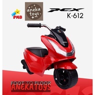PMB K612 PCX Children's Toy Motorcycle, Children's Foot Gowel Motor