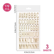1Inch 3D Alphabet Sticker Alphabet Letter Sticker for kids  Alphanumeric Sticker