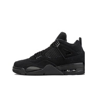 Foreign Trade Cross-Border Putian Shoes AJ4 Black Cat White Cement Basketball Shoes Joe 4 Unisex Cas