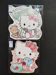 日本Hello Kitty和服夏天異形明信片 生日卡 萬用卡