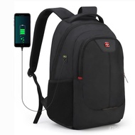 samsonite laptop bag🏅Cross Medal Swiss Army Knife Men's Backpack Fashion Casual Computer Bag Large Capacity Simple Busin