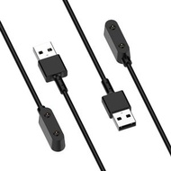 全城熱賣 - 適用於米兔兒童電話手錶 7A / 小尋 T6 / T6C 磁吸充電線帶充電保護，線長：1m（黑色）