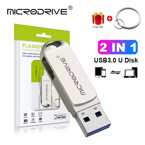 Metal OTG pen drive flash usb3.0 memory pendrive 32GB 64GB 128GB 256GB usb flash drive for For iPhon