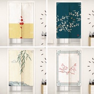 Chinese Style Door Curtain Bedroom Kitchen Partition Curtain Bathroom Shade Curtain Japanese Style Feng Shui Curtain