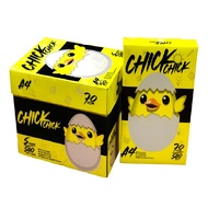 CHICK CHICK กระดาษถ่ายเอกสาร A4 70 แกรม (5 รีม/แพ็ค)