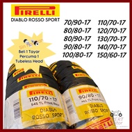 PIRELLI Diablo Rosso Sport 70/90-17 80/90-17 90/80-17 100/80-17 110/70-17 120/70-17 140/70-17 150/60