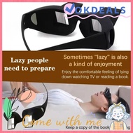 OKDEALS Lie Down Glasses, TV Watching Seated View Sit View Prism, Gift Horizontal View Lazy Eyeglass