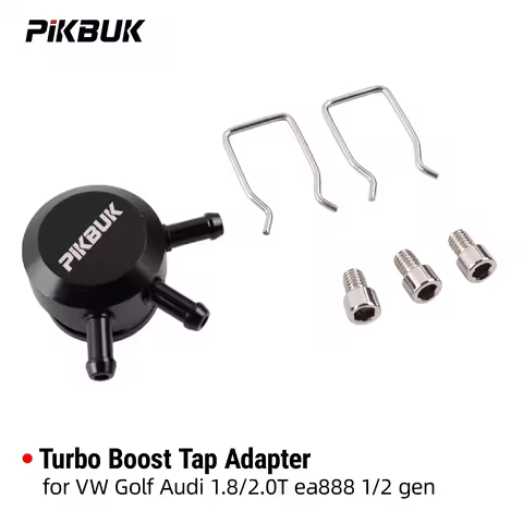 PIKBUK Plug For VW Audi TSI FSI TFSI MK5 GTI B7 2.0T Ea888 1 2 Gen Turbo Boost Tap Adapter Oil Can E