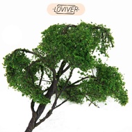[Loviver] 4.72Inch Elm Tree Model Toy 1/75 Layout for Roadway Scenery Landscape Build 12cm