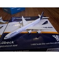 1/400 scale Lufthansa Airbus A340-600 aircraft model (YY Model)