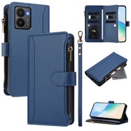 HMD Fusion/HMD Pulse Pro/Pulse Pro+/HMD Skyline CaseZipper Wallet Leather Flip Case with Card Holder
