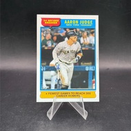 2025 Topps Heritage Aaron Judge 3 2024 Record Breaker New York Yankees Base NM