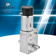 HEEPDD JGY-370 DC Worm Gear Motor  15mm Double Shaft Reduction Drive Unit with Encoder(DC12V 6RPM)