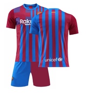 No. 10 Messis No. 21 Ansu Fati FCS Barcelonas Soccer Jerseys for Boys Girls and Men Women 2122 Home 
