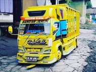 PROMO miniatur truk oleng kayu asli full variasi / truk oleng boss kecil terlaris