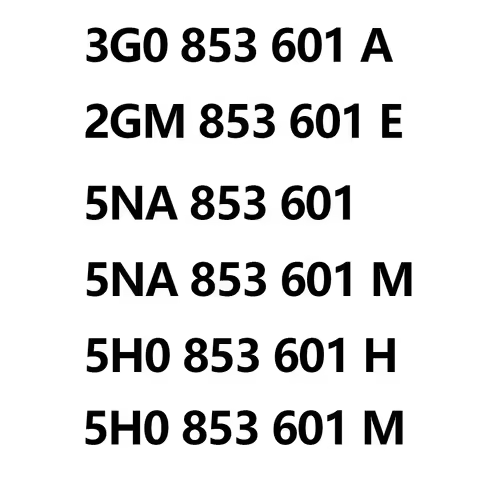 For 3CM853601F Para Arteon Passat B8 Tiguan L MK8 AC cubierta de Radar 3G0853601A 2GM853601E 7N08536