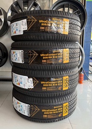 205/55R16 91V Continental Uc6🥇 ยางใหม่ปี25😍ราคาโปร4เส้น✅ แถมจุ๊บลมยาง👍 มีรับประกันนาน7ปี✅❤️ สายนุ่มเ