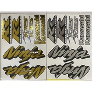 Kawasaki ZX150/ZXR 150/KR150/KRR/♠️ZX150 Body Sticker GOLD/SILVER - CHROME