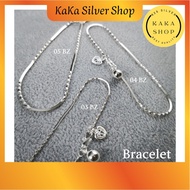 925 Silver Bracelet & Anklet BZ | Gelang Tangan & Gelang Kaki BZ Perak 925 |