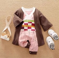 鬼滅之刃禰豆子cosplay嬰兒連體衣（包封口竹筒）