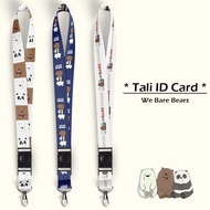 We Bare Bears Strap Lanyard Long Keychain Strap Id Card