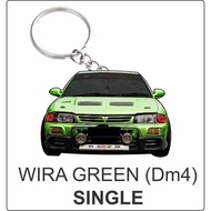 wira green 2d keychain custom dm4