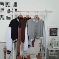 Crop baseball Jacket | Latest korean varsity jacket | Women's baseball Jacket