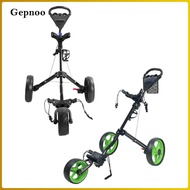 Gepnoo Golf Walking Pull Cart Golf Trolley Golfing Cart Foldable, Lightweight Accessories Golf Bag P