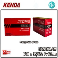 700 x 35 INNER TYRE 43C KENDA FV 60MM 700C HYBRID BICYCLE INNER TYRE