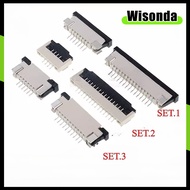 10PCS  1.0mm spacing sockets FPC FFC flat cable connectors 4P 5P 6P  8P 10P 12P  14P  16P 18P 20P 22