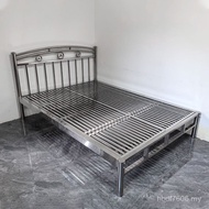 Bed Furniture Thickened 1.5 Factory Direct Sales Foshan Art Simple Rental Room Iron Moisture-Proof S
